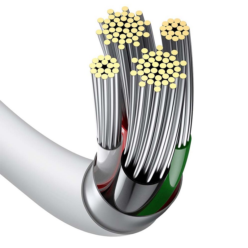 Baseus cable Superior USB - Lightning 2,0 m 2,4A white - Billede 5