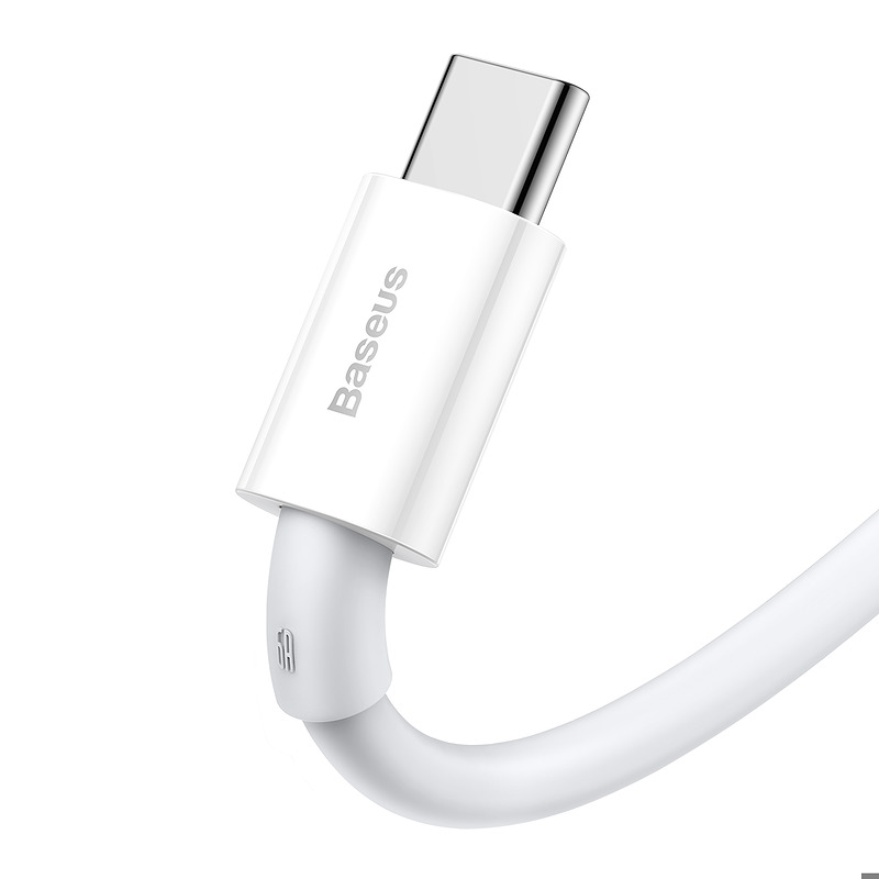 Baseus cable Superior USB - USB-C 1,0 m white 66W - Billede 3