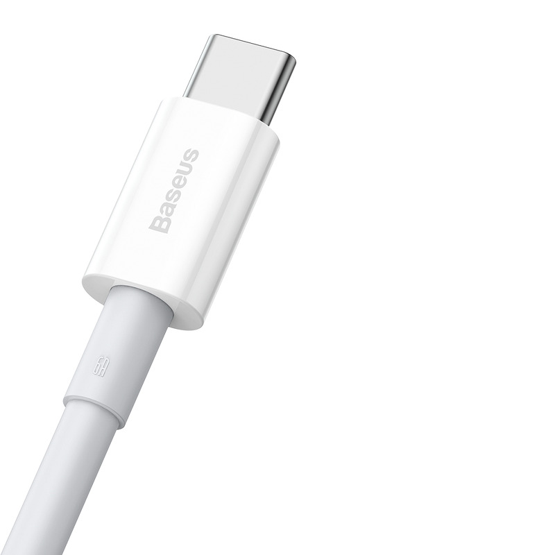 Baseus cable Superior USB - USB-C 1,0 m white 66W - Billede 4