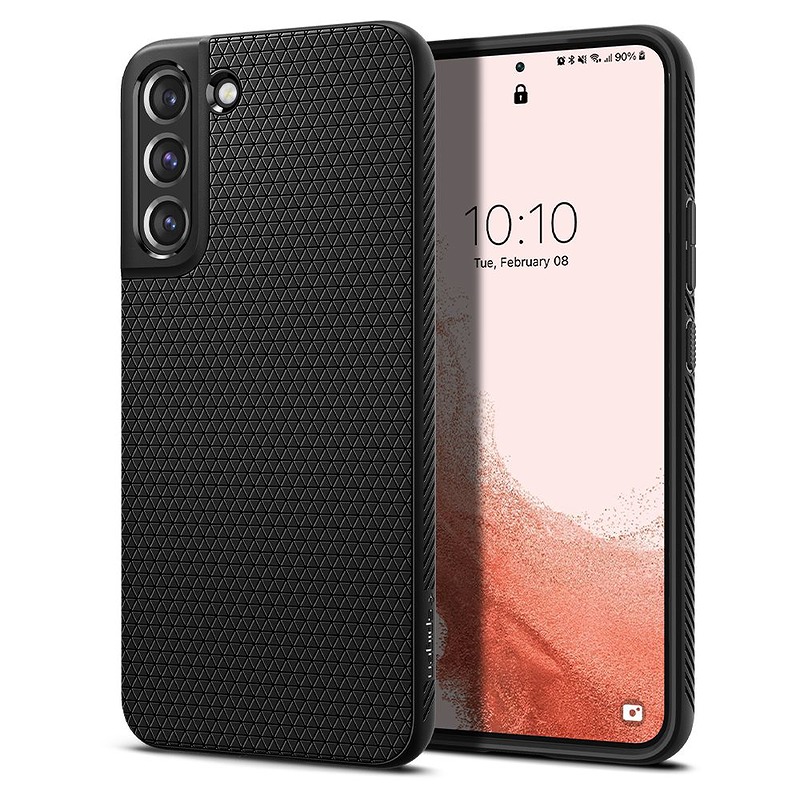 Spigen Liquid Air case for Samsung Galaxy S22 matte black - Billede 2