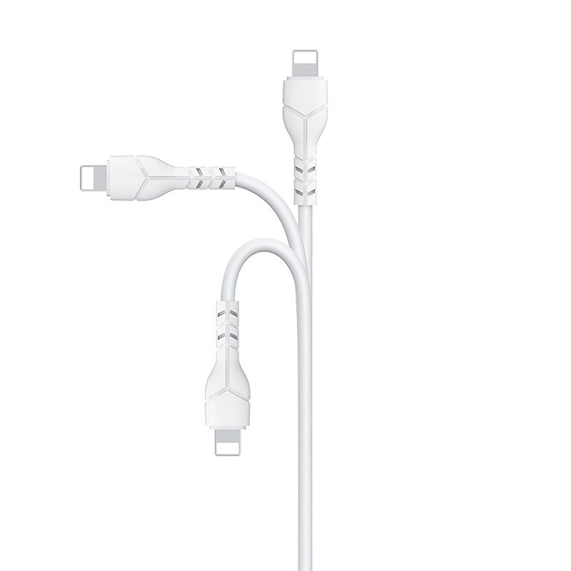 Devia cable Kintone EC143 USB - Lightning 1,0 m 2,1A white - Billede 5