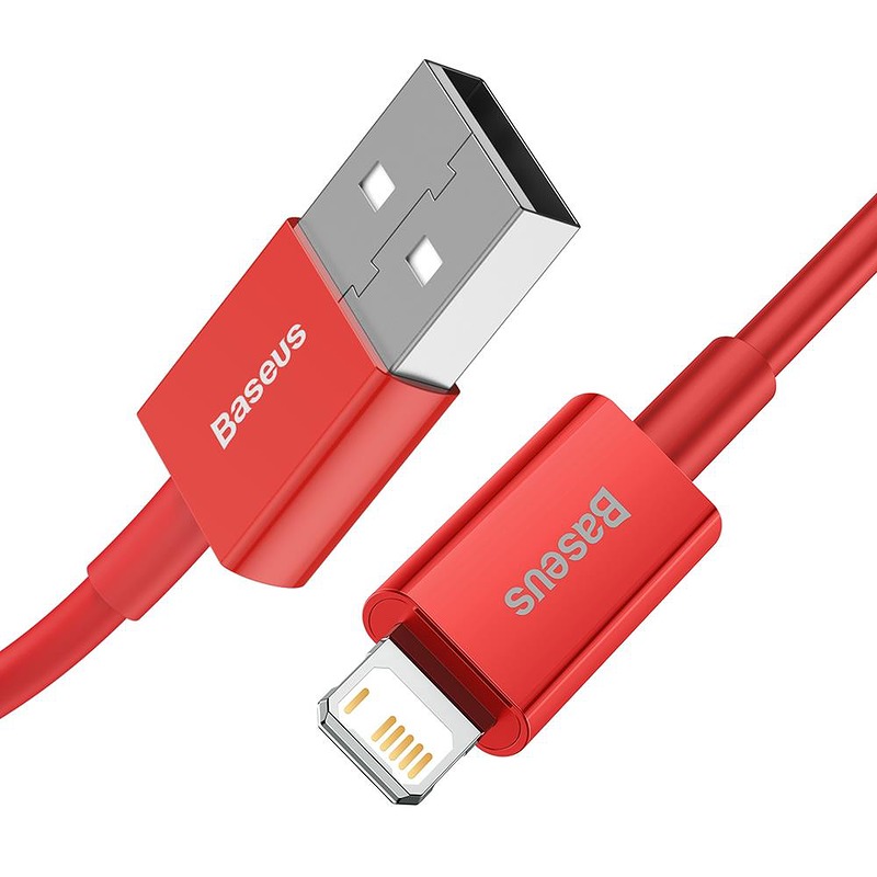 Baseus cable Superior USB - Lightning 1,0 m 2,4A red - Billede 2