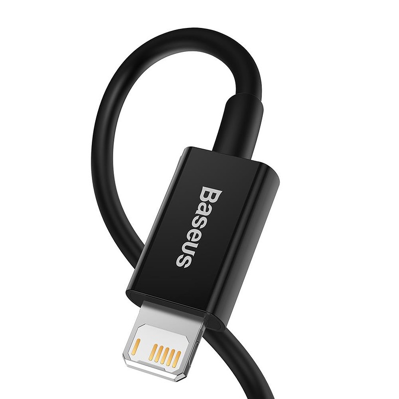 Baseus cable Superior USB - Lightning 2,0 m 2,4A black - Billede 3