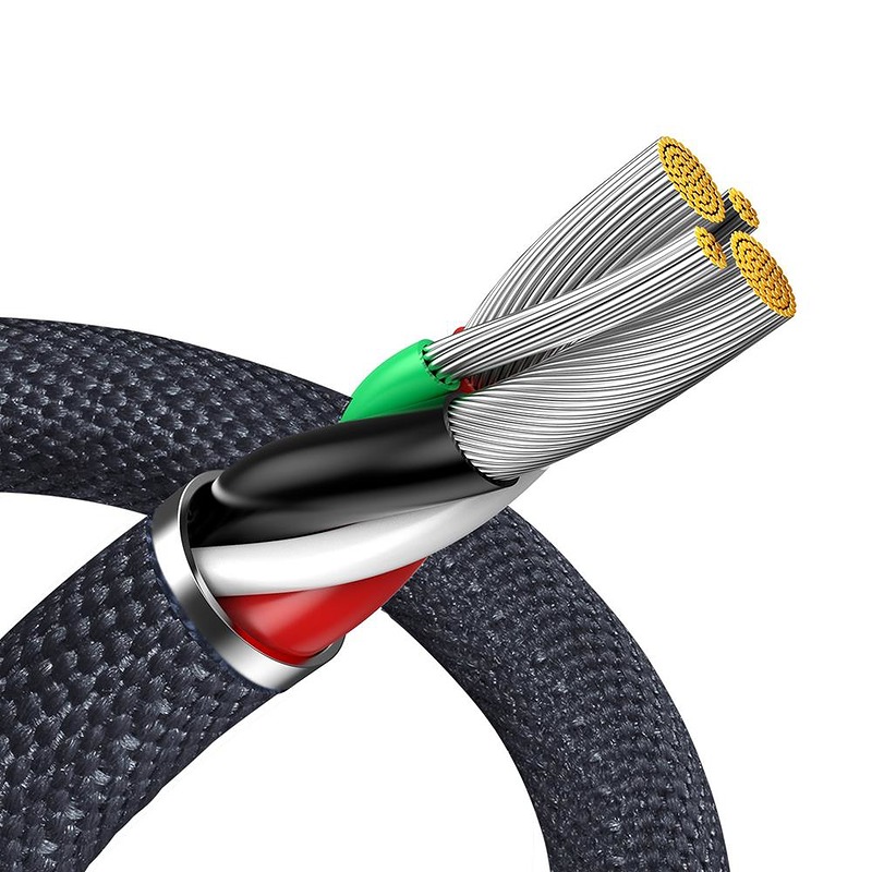 Baseus cable Crystal Shine USB - Lightning 2,0 m 2,4A black - Billede 5