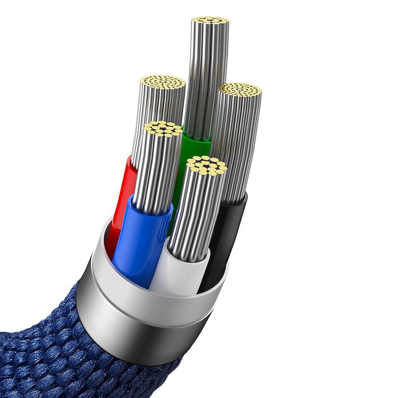 Baseus cable Crystal Shine USB-C - Lightning 1,2 m 20W blue - Billede 5