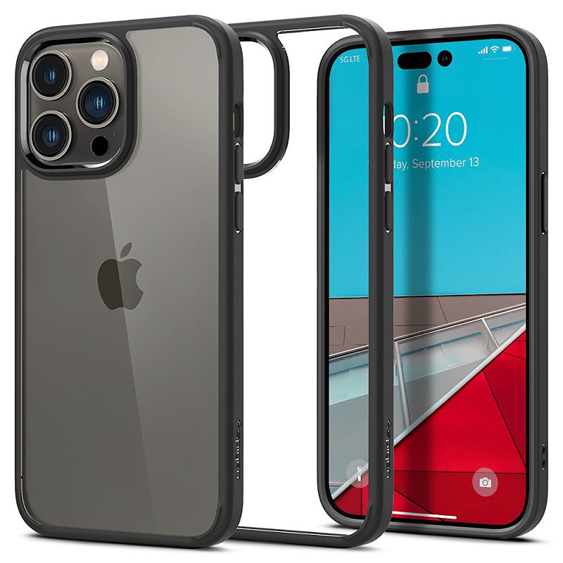 Spigen Ultra Hybrid case for iPhone 14 Pro matte black 6,1"