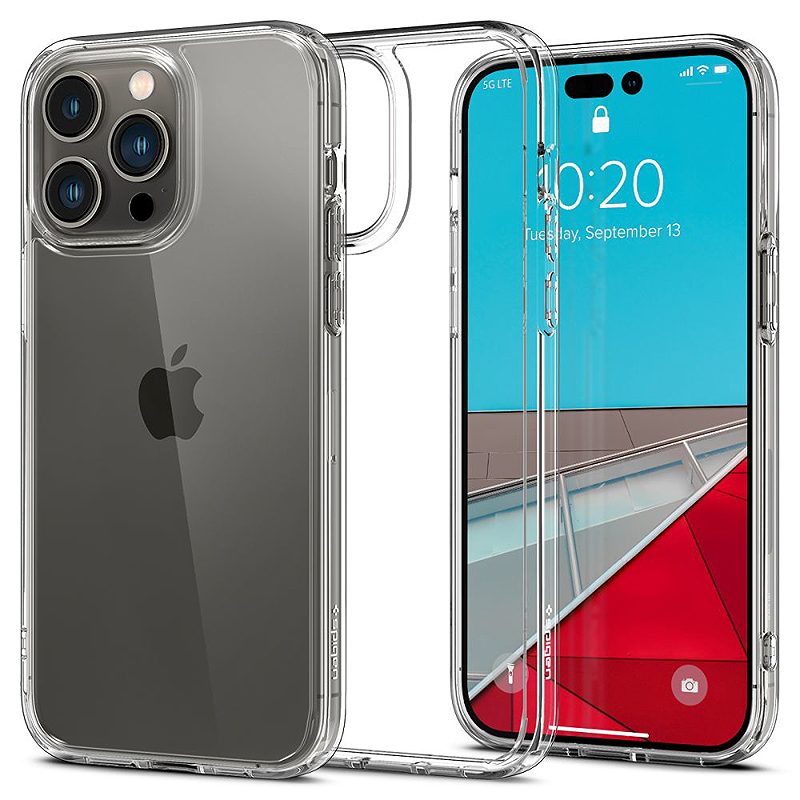 Spigen Ultra Hybrid case for iPhone 14 Pro Max 6,7" crystal clear
