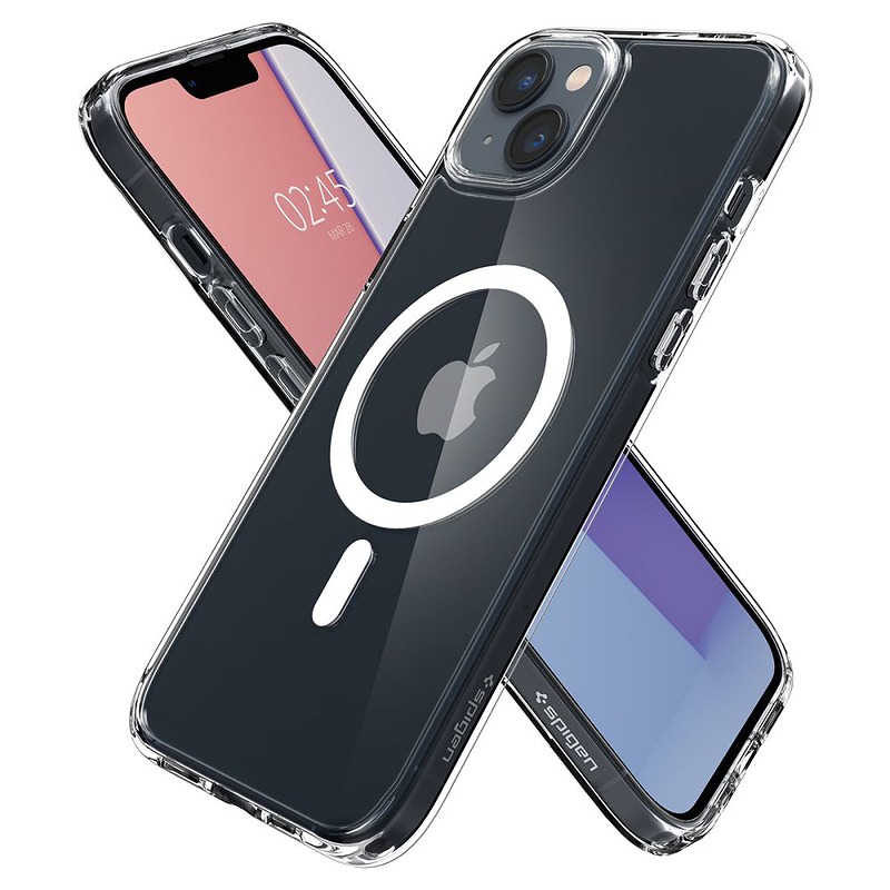 Spigen Ultra Hybrid Magsafe case for iPhone 14 Pro Max 6,7" white - Billede 4