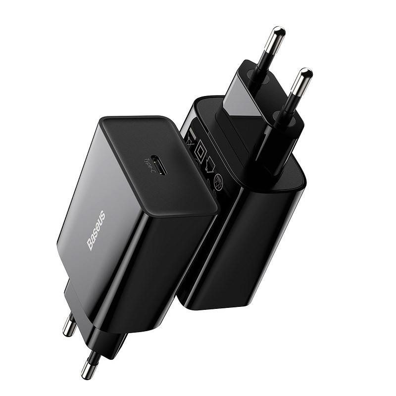 Baseus wall charger Speed Mini PD 20W 1x USB-C black - Billede 2