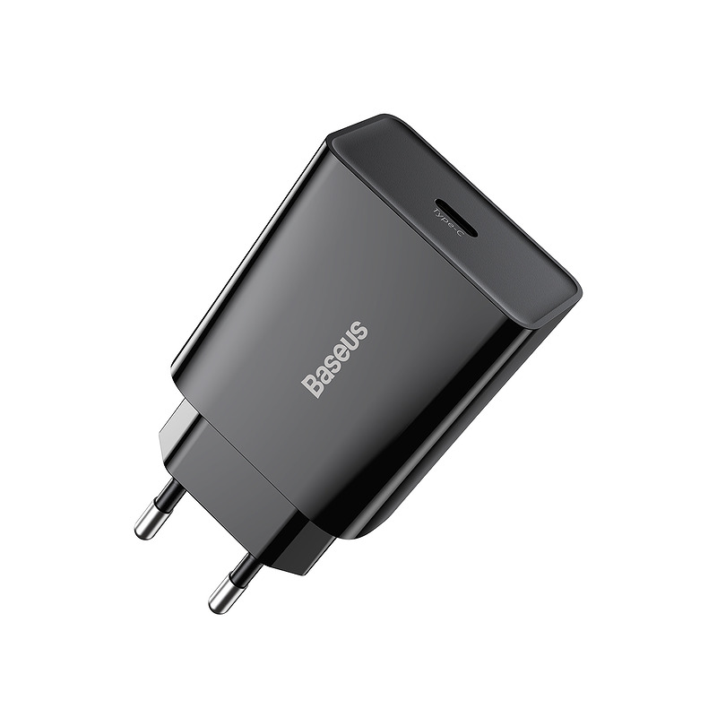 Baseus wall charger Speed Mini PD 20W 1x USB-C black - Billede 4