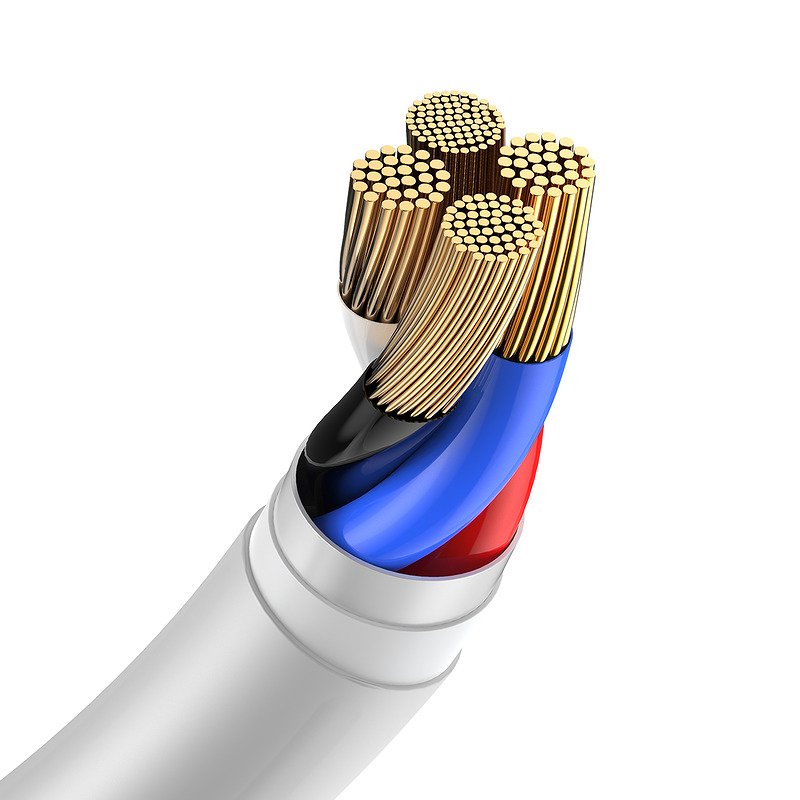 Baseus cable Simple Wisdom USB - Lightning 1,5 m 2,4A white 2 pcs - Billede 2