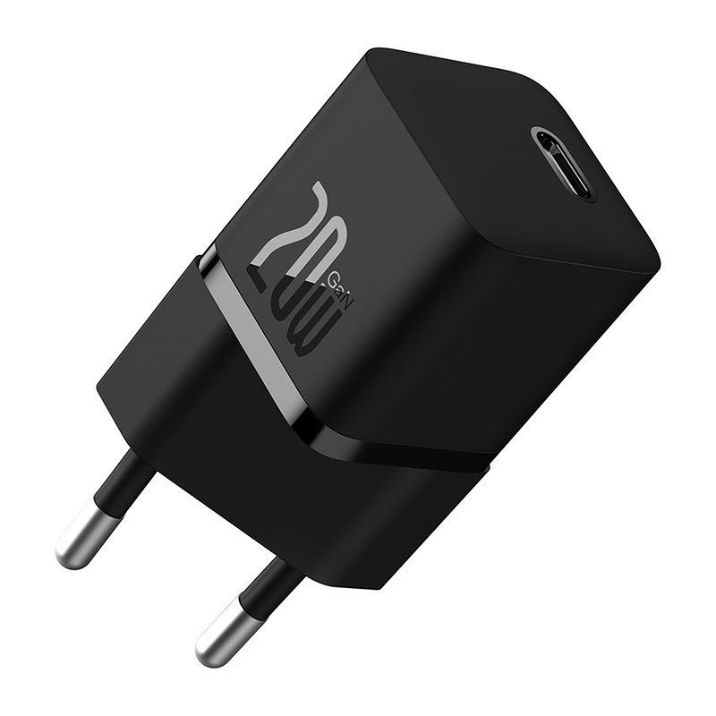 Baseus wall charger GaN5 Mini PD 20W 1x USB-C black