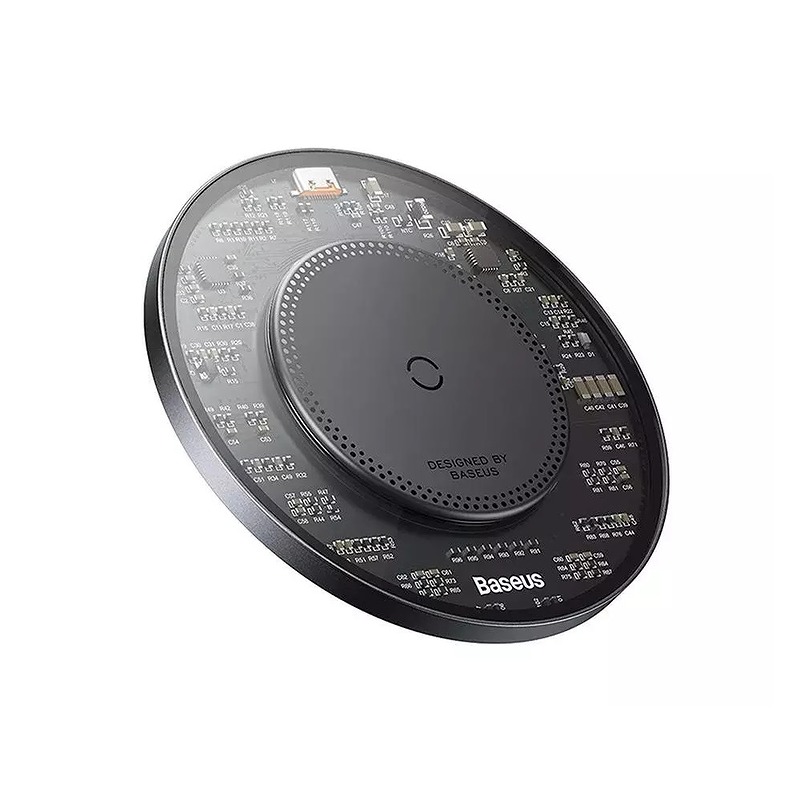 Baseus wireless charger Simple 2 15W black - Billede 2