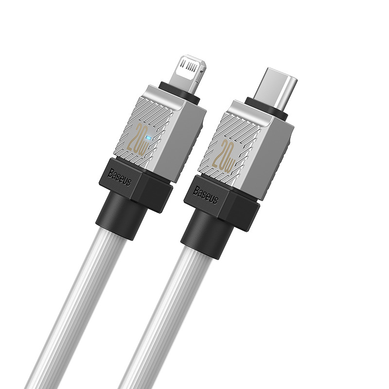 Baseus cable CoolPlay USB-C - Lightning 2m 20W white - Billede 2