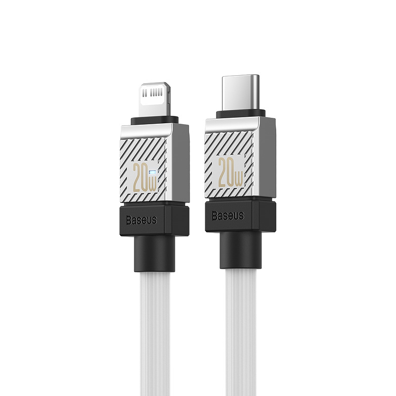Baseus cable CoolPlay USB-C - Lightning 2m 20W white - Billede 3