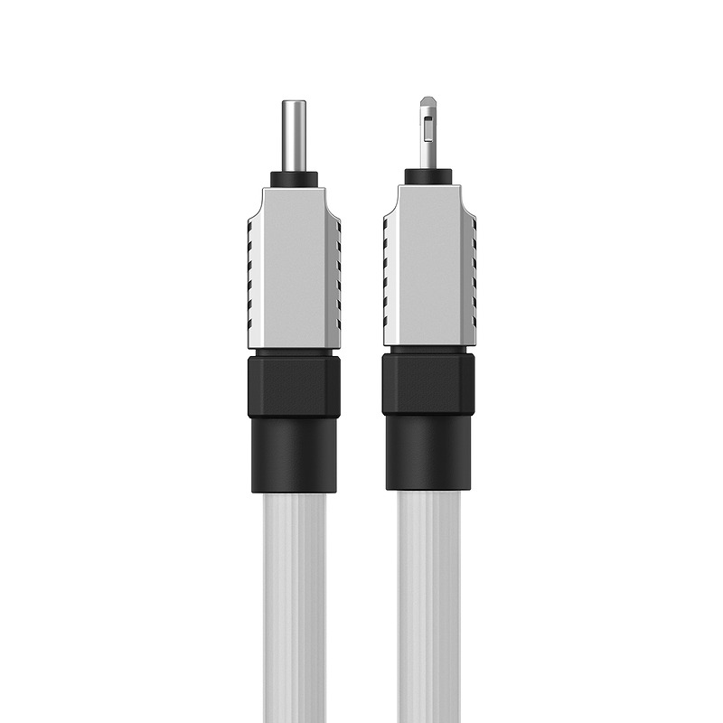 Baseus cable CoolPlay USB-C - Lightning 2m 20W white - Billede 4