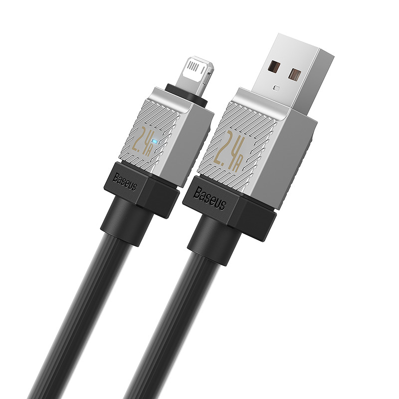 Baseus cable CoolPlay USB - Lightning 2m 2,4A black - Billede 2