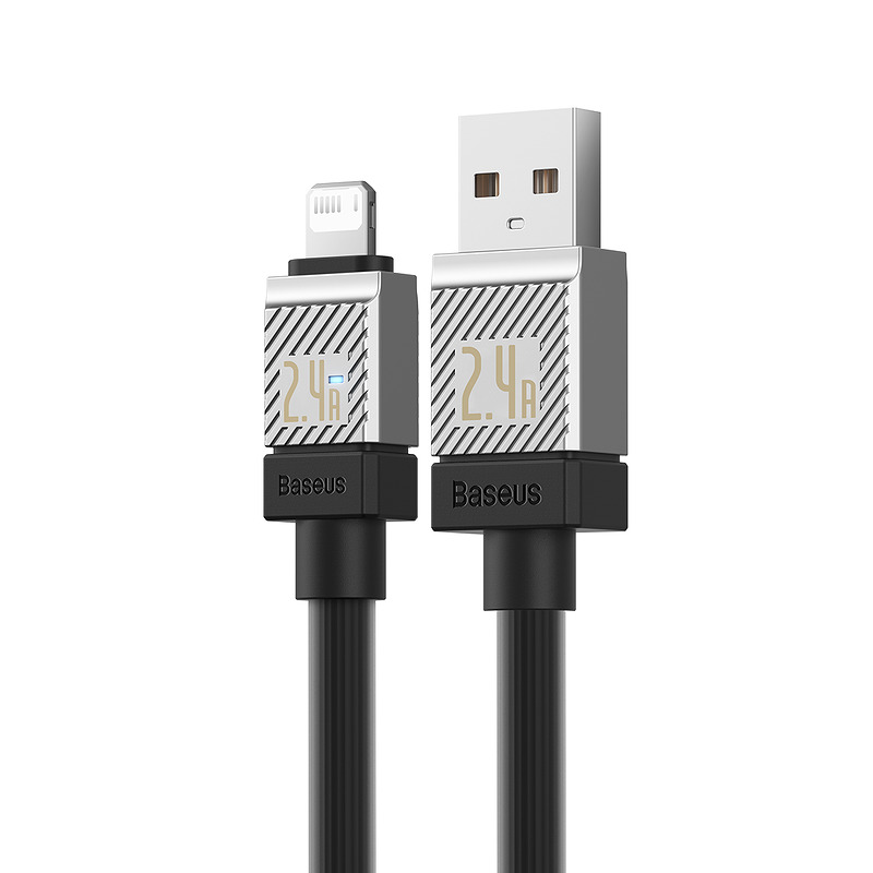 Baseus cable CoolPlay USB - Lightning 2m 2,4A black - Billede 3