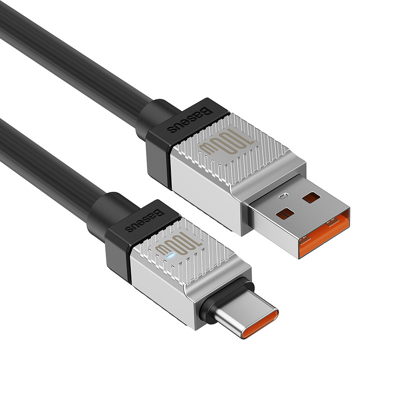 Baseus cable CoolPlay USB - USB-C 1m 100W black - Billede 5