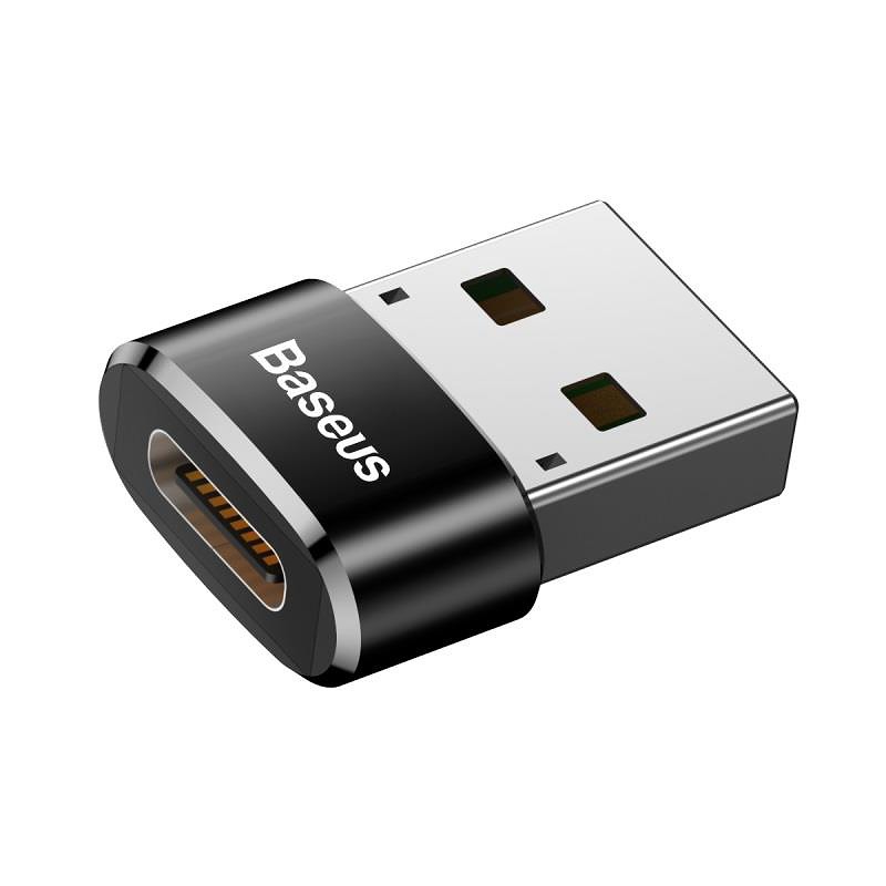 Baseus OTG adapter mini USB-C - USB converter black - Billede 2
