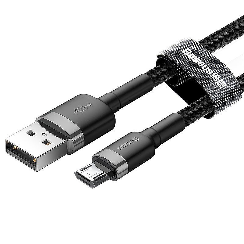 Baseus cable Cafule USB - micro USB 1,0m 2,4A gray-black - Billede 2