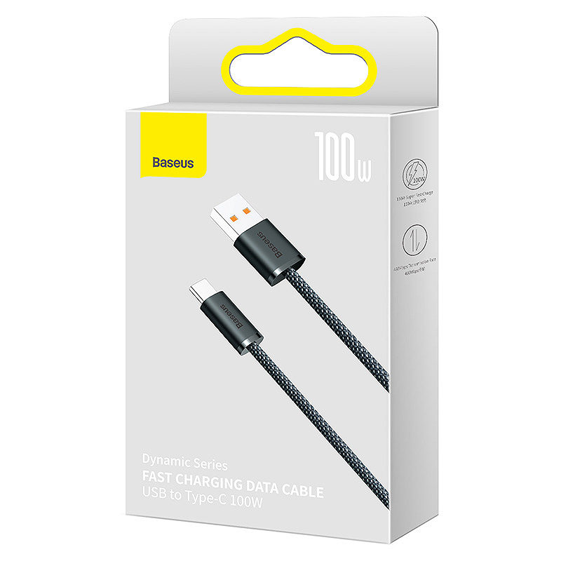 Baseus cable Dynamic USB - USB-C 1,0m state gray 100W - Billede 3