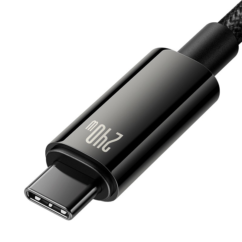 Baseus cable Tungsten PD USB-C - USB-C 3,0m black 240W - Billede 4