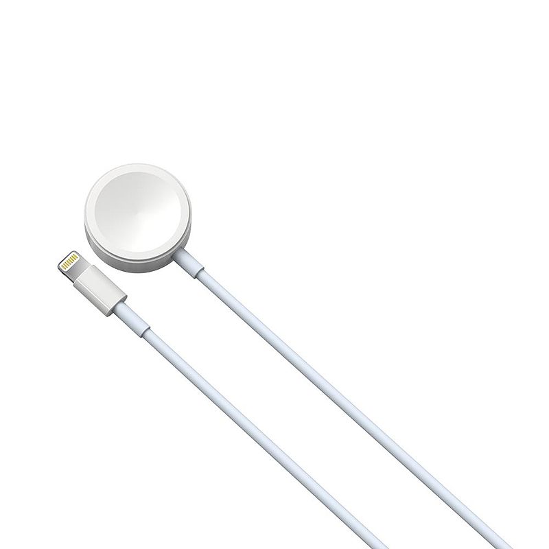 Devia cable 2in1 Smart EA199 USB - Lightning white with inductive magnetic charger for Apple Watch - Billede 2
