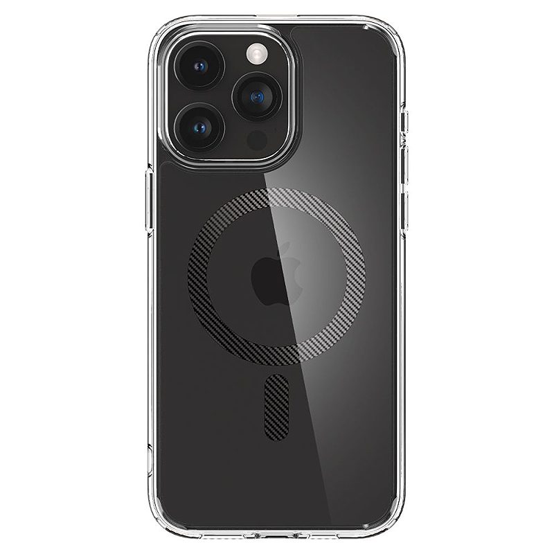 Spigen Ultra Hybrid Magsafe case for iPhone 15 Pro Max 6,7" carbon fiber - Billede 2