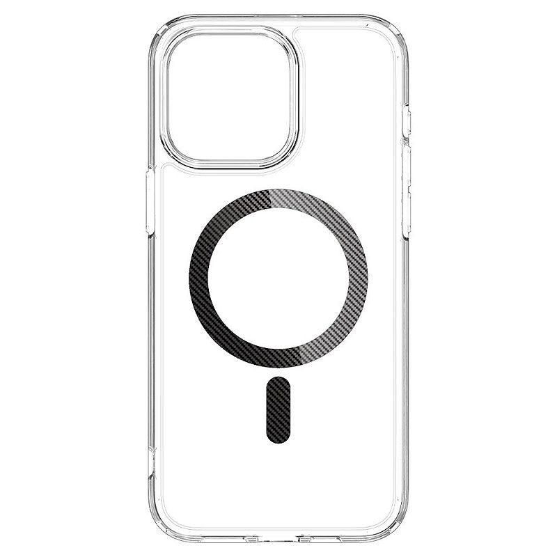 Spigen Ultra Hybrid Magsafe case for iPhone 15 Pro Max 6,7" carbon fiber - Billede 3
