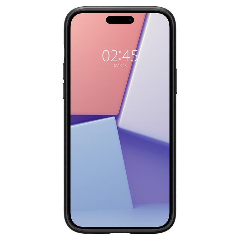 Spigen Liquid Air case for iPhone 15 6,1" matte black - Billede 3