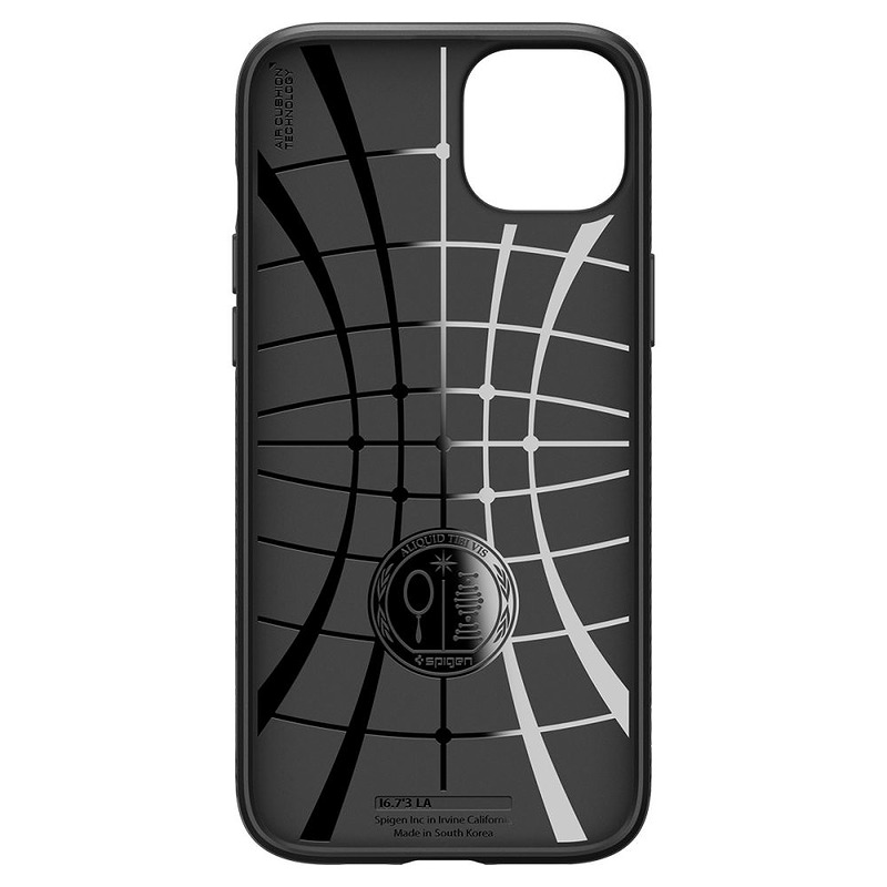 Spigen Liquid Air case for iPhone 15 6,1" matte black - Billede 4