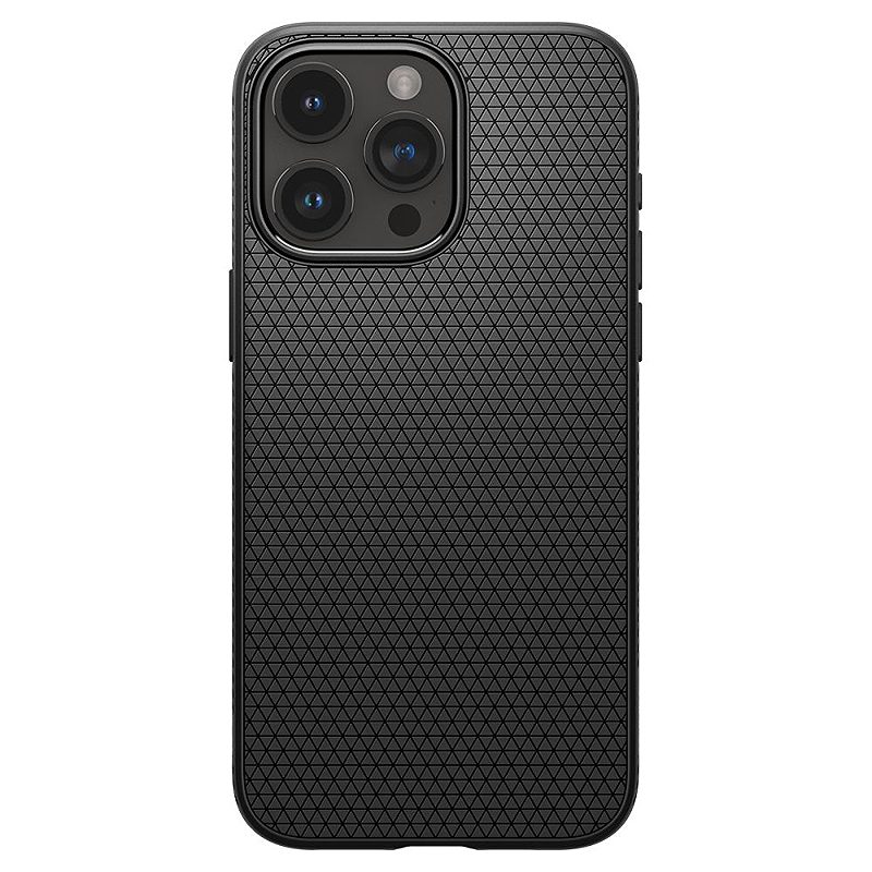 Spigen Liquid Air case for iPhone 15 Pro 6,1" matte black - Billede 2