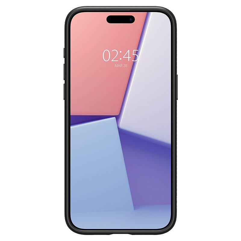 Spigen Liquid Air case for iPhone 15 Pro 6,1" matte black - Billede 3
