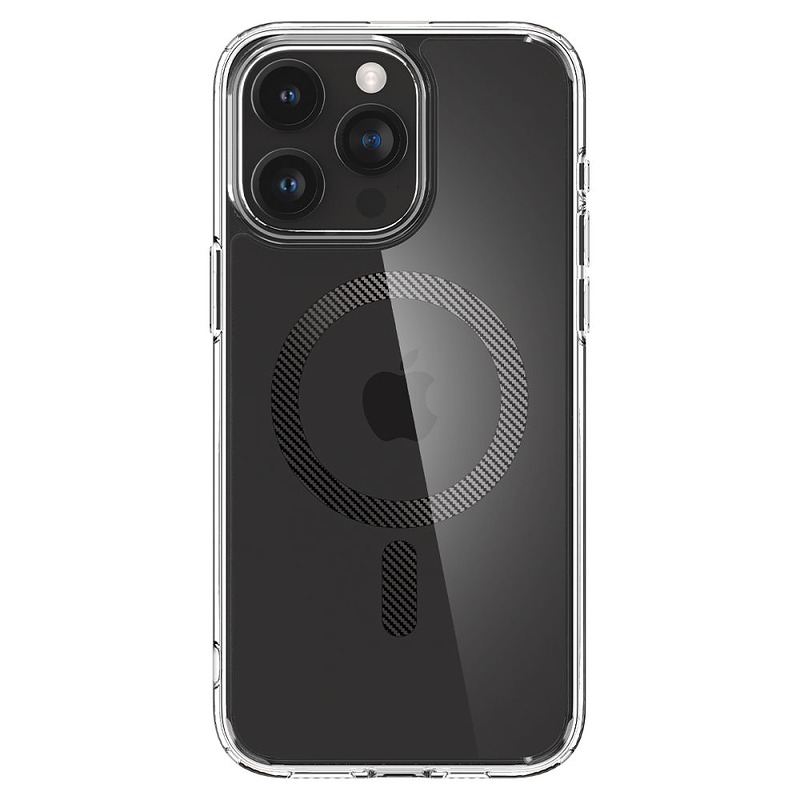 Spigen Ultra Hybrid Magsafe case for iPhone 15 Pro 6,1" carbon fiber - Billede 2