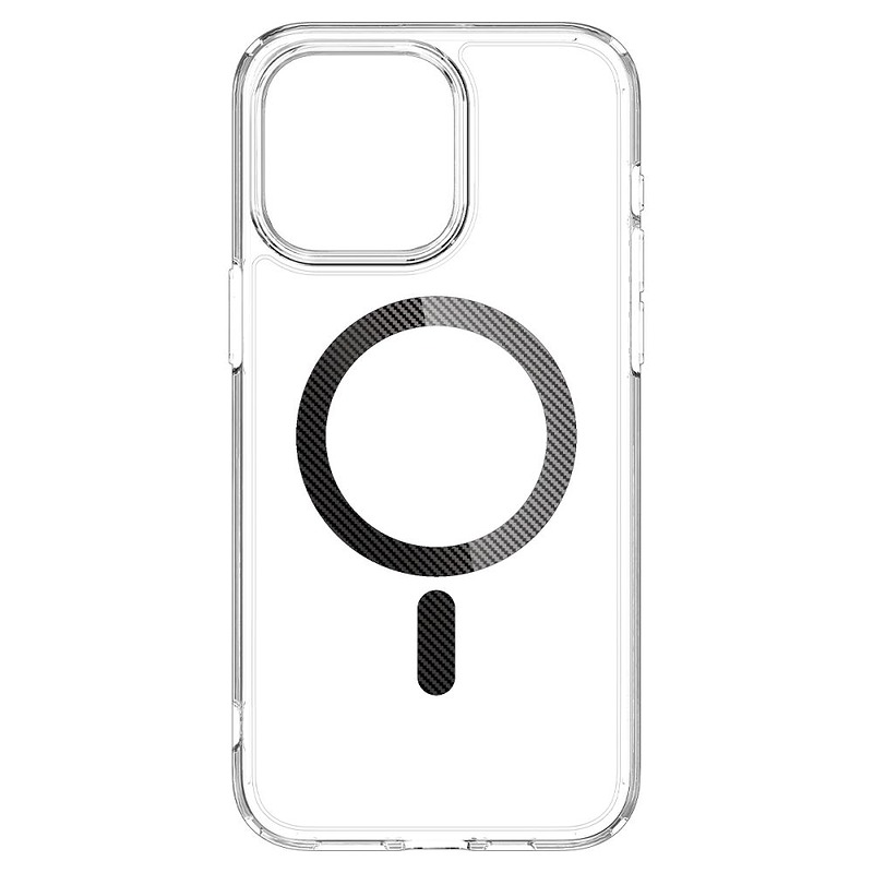 Spigen Ultra Hybrid Magsafe case for iPhone 15 Pro 6,1" carbon fiber - Billede 3