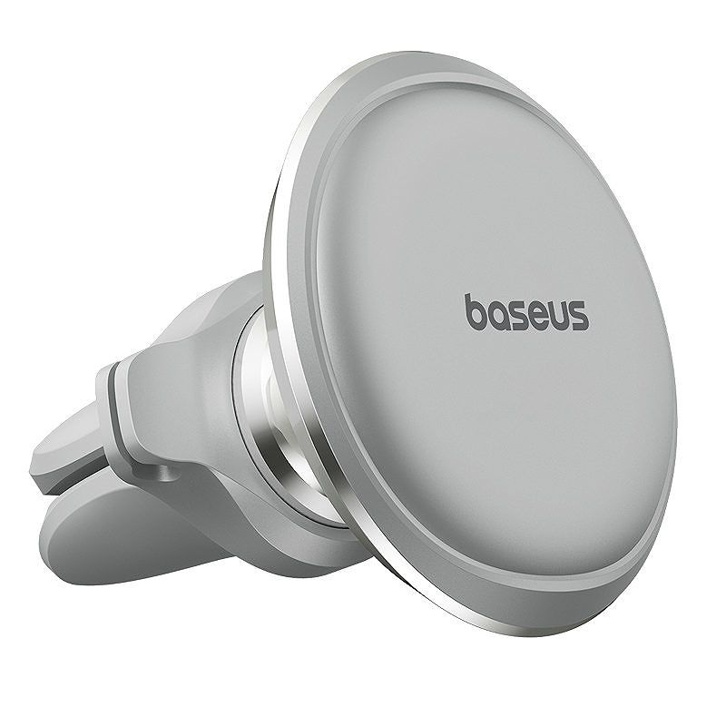 Baseus car holder magnetic with cable clip silver new2 air vent - Billede 4