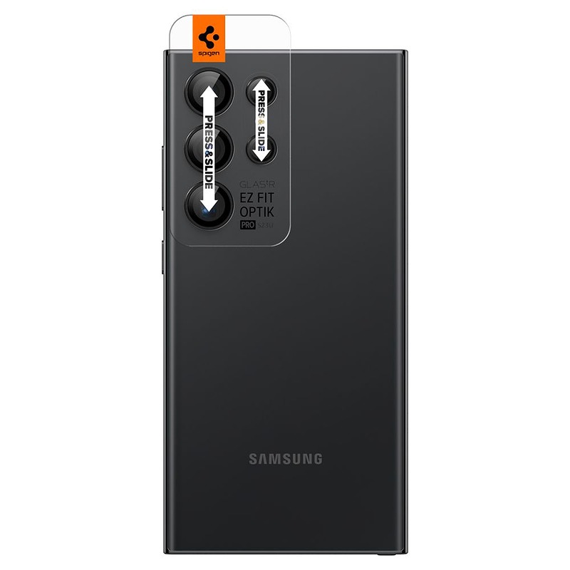 Spigen tempered glass GLAS. TR "EZ FIT" 2-pack for Samsung Galaxy S24 Ultra - Billede 2