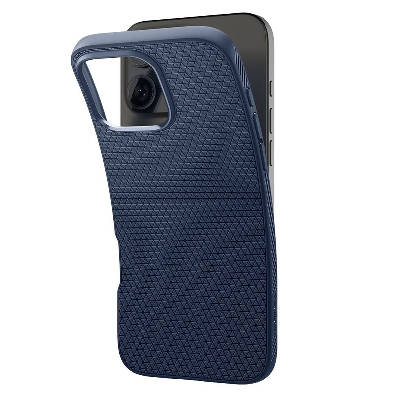 Spigen Liquid Air case for iPhone 16 Pro Max 6,9" navy blue - Billede 5