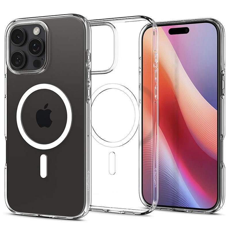 Spigen Liquid Crystal Mag Magsafe case for iPhone 16 Pro 6,3" clear