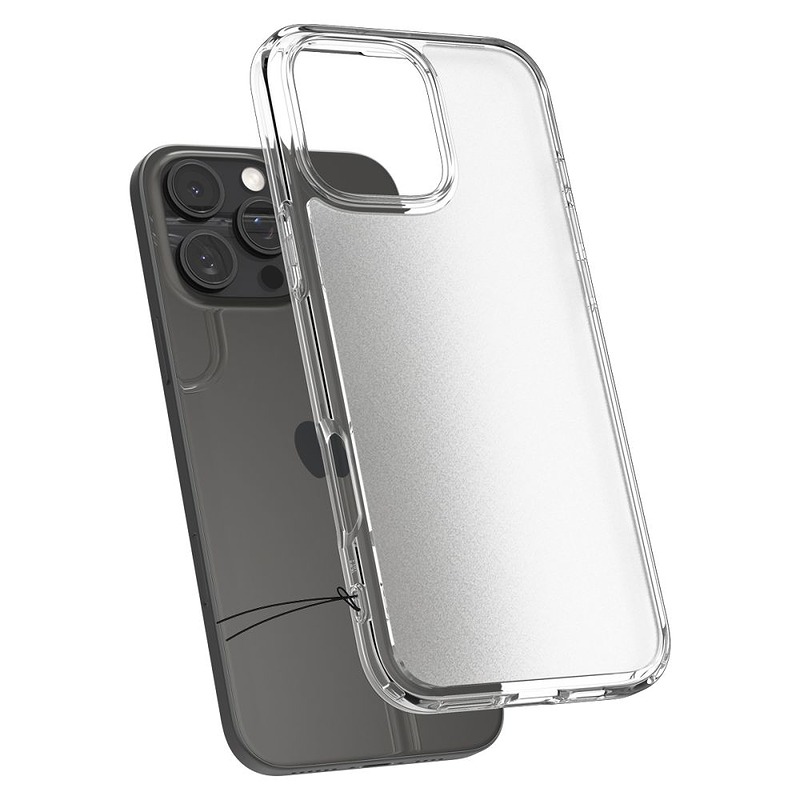 Spigen Ultra Hybrid case for iPhone 16 Pro 6,3" frost clear - Billede 4