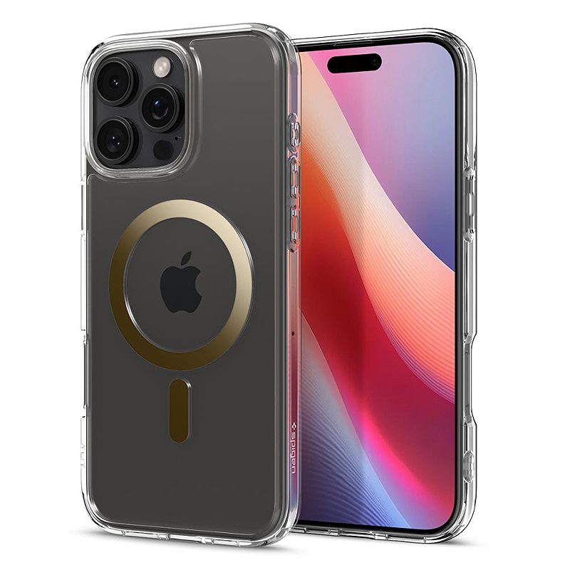 Spigen Ultra Hybrid Mag Magsafe case for iPhone 16 Pro 6,3" gold - Billede 2
