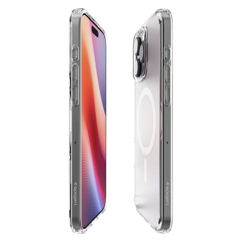 Spigen Ultra Hybrid Mag Magsafe case for iPhone 16 Pro Max 6,9" frost clear - Billede 4