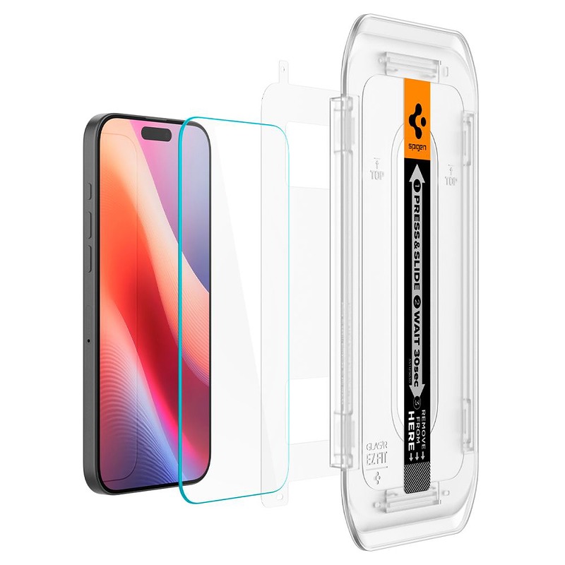 Spigen Glas.Tr ”Ez Fit” for iPhone 16 Pro Max 6,9" clear - Billede 4