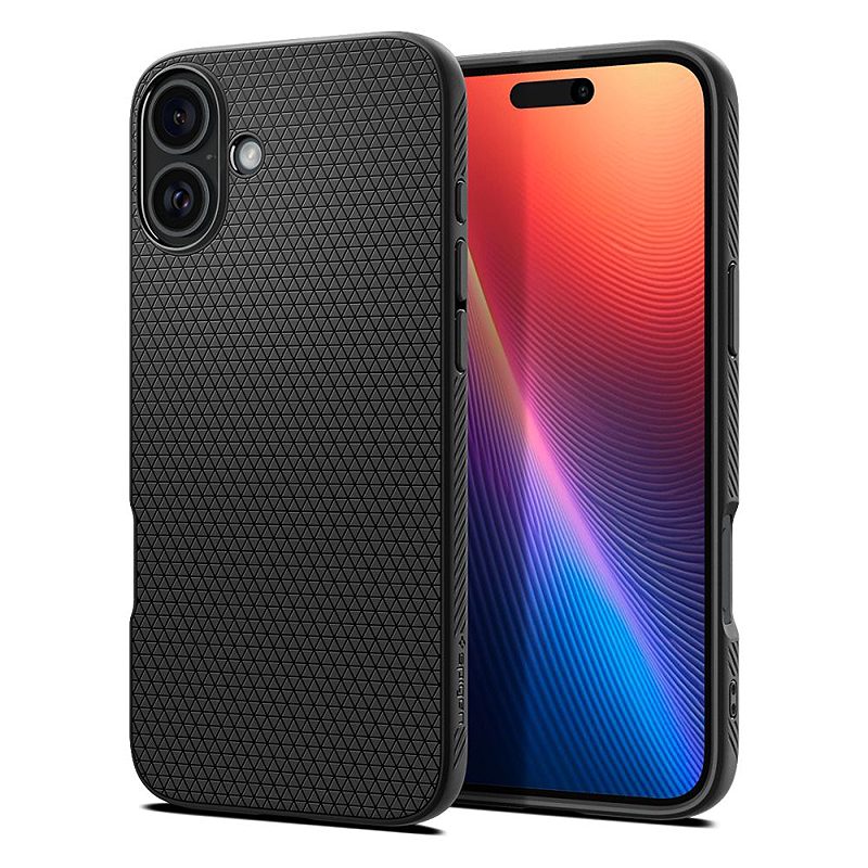 Spigen Liquid Air case for iPhone 16 6,1" matte black