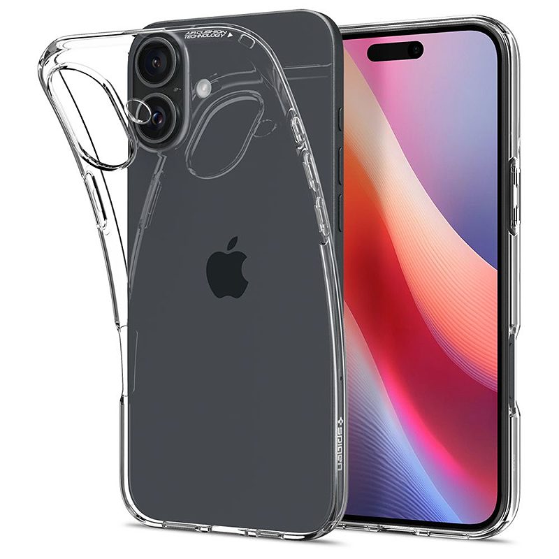 Spigen Liquid Crystal case for iPhone 16 6,1" crystal clear