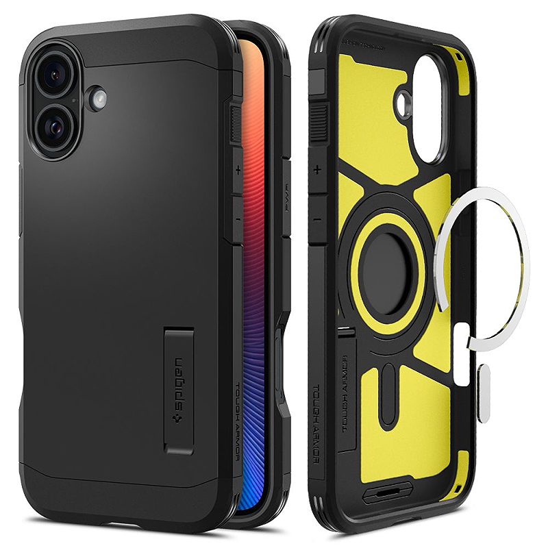 Spigen Tough Armor Mag Magsafe case for iPhone 16 6,1" black