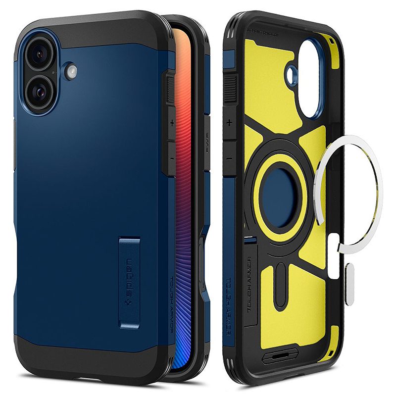 Spigen Tough Armor Mag Magsafe case for iPhone 16 6,1" navy blue