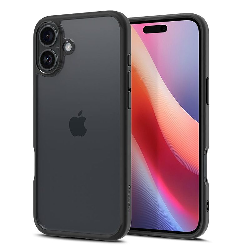Spigen Ultra Hybrid case for iPhone 16 6,1" matte black - Billede 2