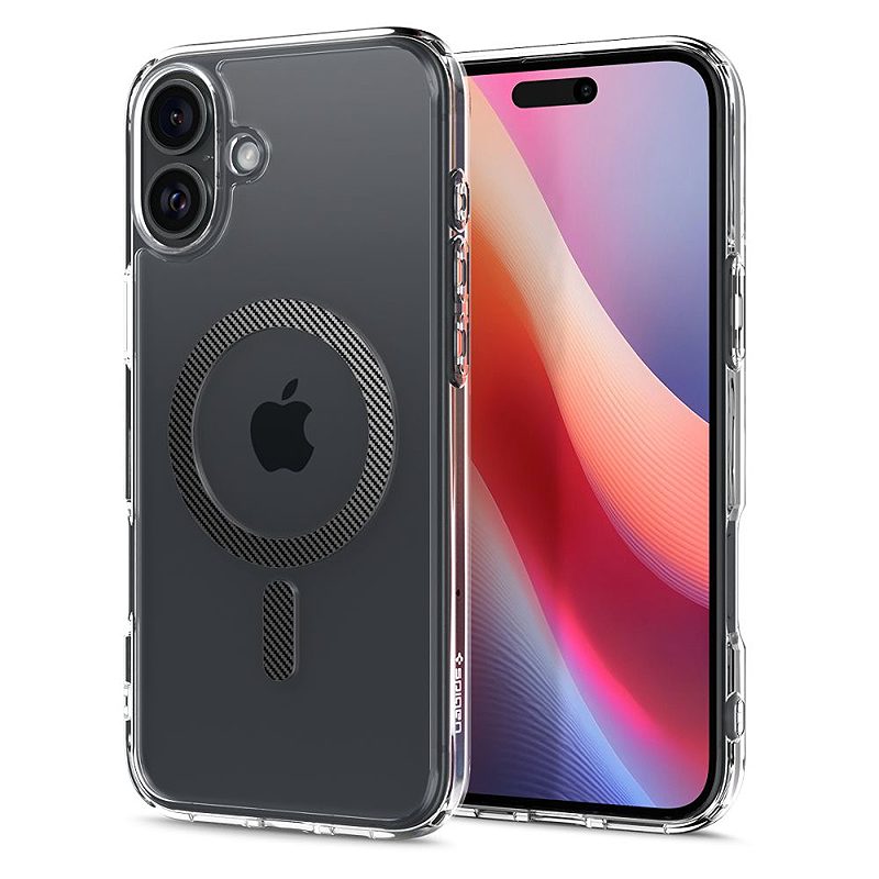 Spigen Ultra Hybrid Mag Magsafe case for iPhone 16 6,1" carbon fiber - Billede 2